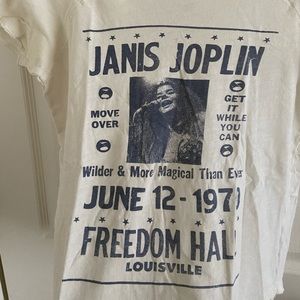 LUCKY BRAND Janis Joplin tee (xs/s)